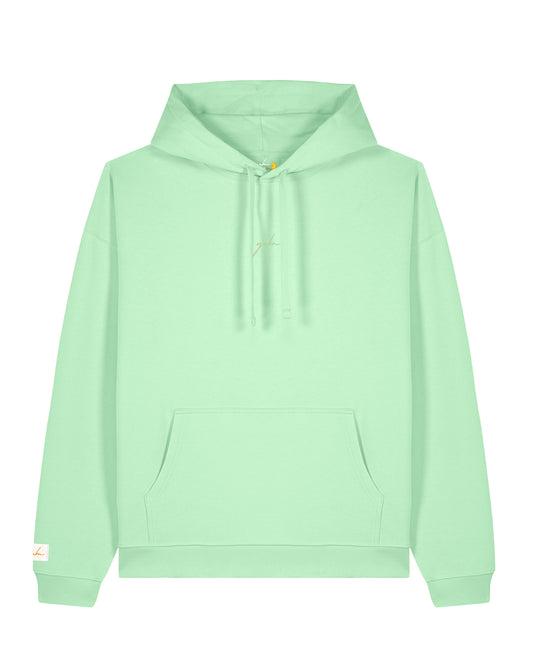 Oversized hoodie logo print